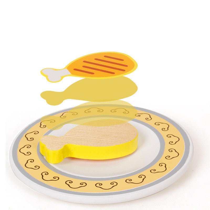 Wooden Playhouse Giraffe Kitchen BBQ Set - IVOIRART.COM