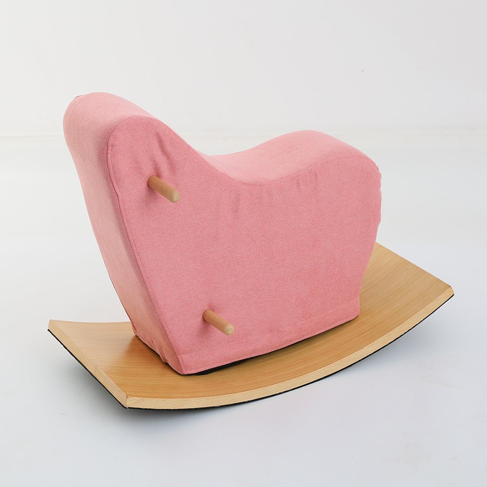 Wooden Wooden Horse Shaking Horse Children's Educational Toys Rocking Chair - IVOIRART.COM