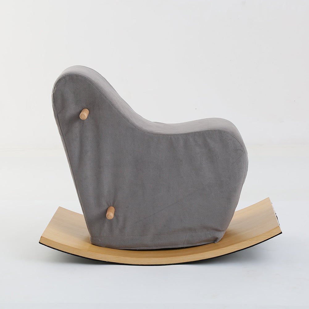 Wooden Wooden Horse Shaking Horse Children's Educational Toys Rocking Chair - IVOIRART.COM