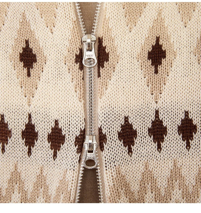Wool Blend Ribbed Pattern Hemline Top - IVOIRART.COM