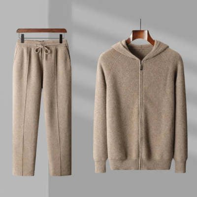 Wool Hooded Age-reducing Cashmere Loose Casual Sweater - IVOIRART.COM