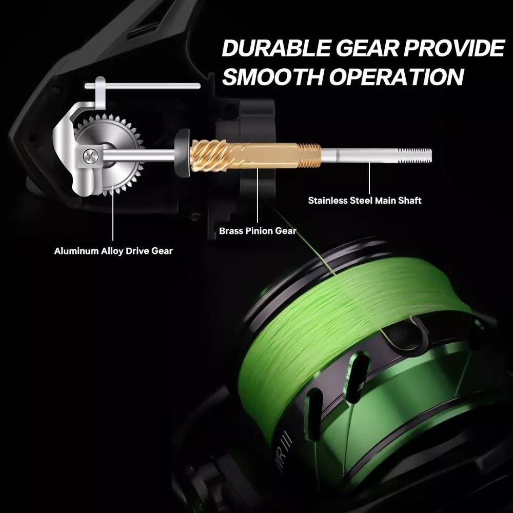 WR 3rd Generation Sea Fishing Long Cast Rock Spinning Wheel Fishing Reel - IVOIRART.COM