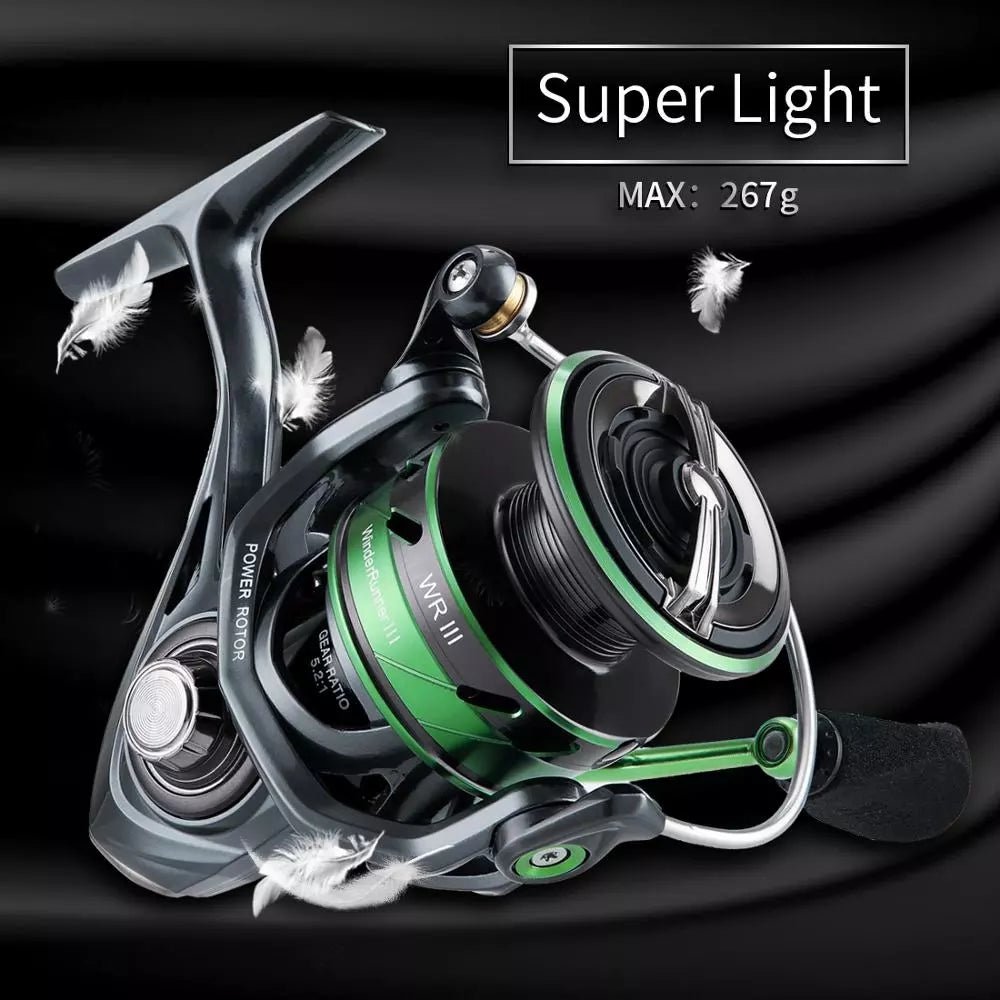 WR 3rd Generation Sea Fishing Long Cast Rock Spinning Wheel Fishing Reel - IVOIRART.COM