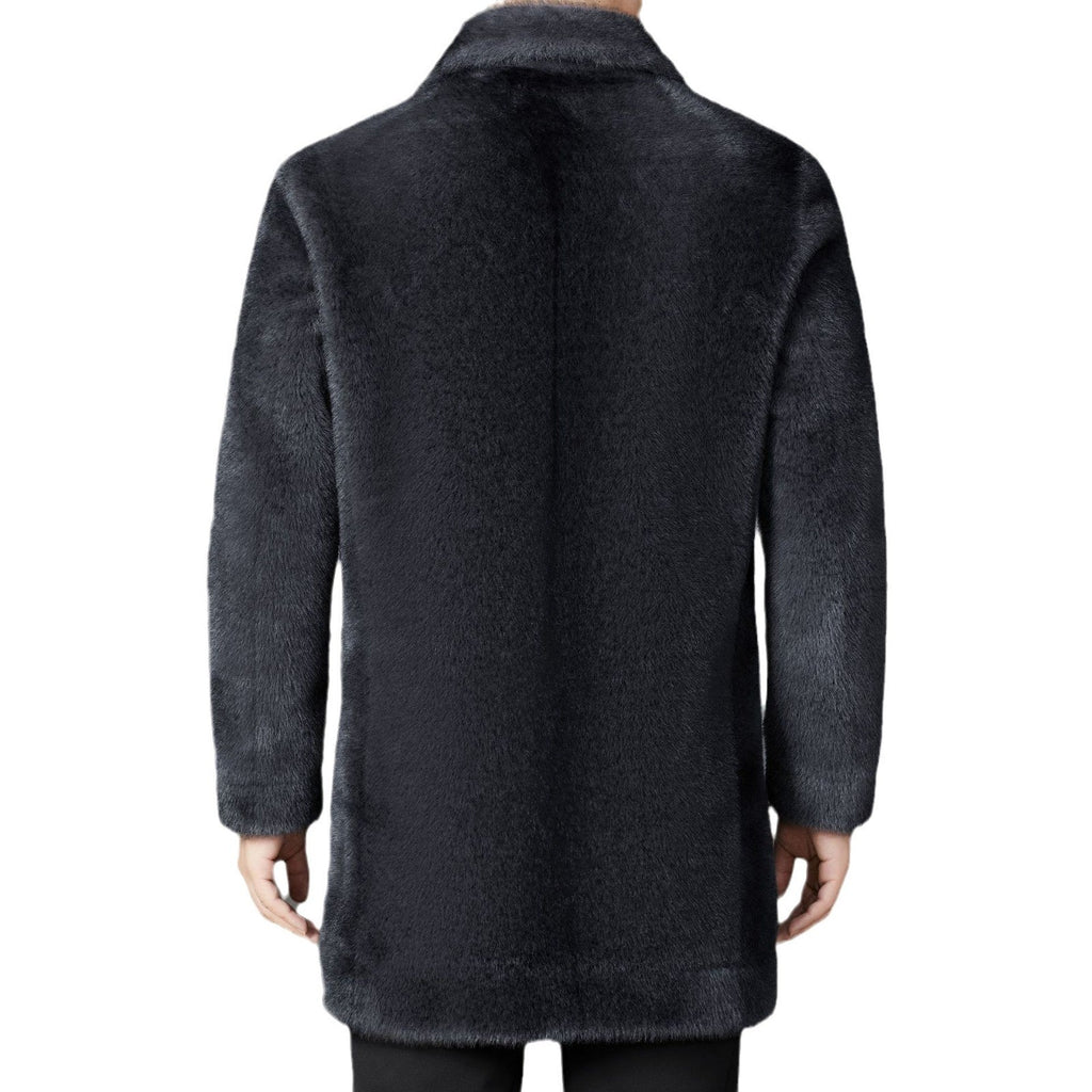 Xuelan Mink Fur Warm Coat On Both Sides - IVOIRART.COM