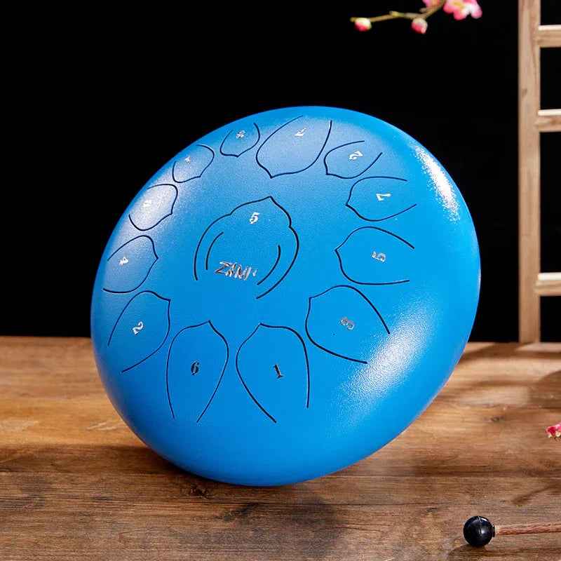 12 Inch Steel Drum for Children: Beginner Percussion Instrument - IVOIRART.COM